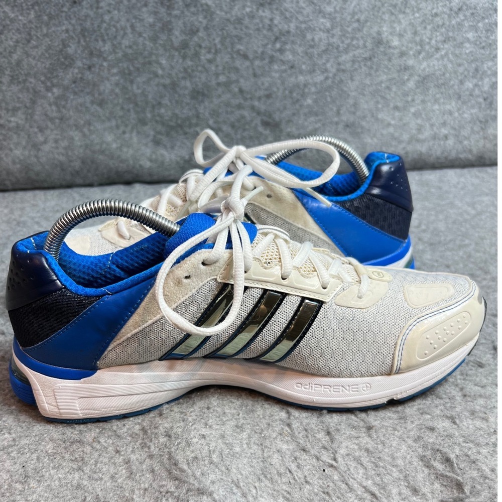Adidas Supernova Glide 4 Mens Running Shoes White Blue Silver V23512 Size 9.5 - Picture 5 of 9